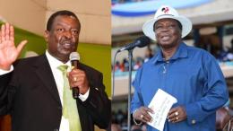 Collage image of ANC leader Musalia Mudavadi and COTU Sec-Gen Francis Atwoli. |Photo| Courtesy|