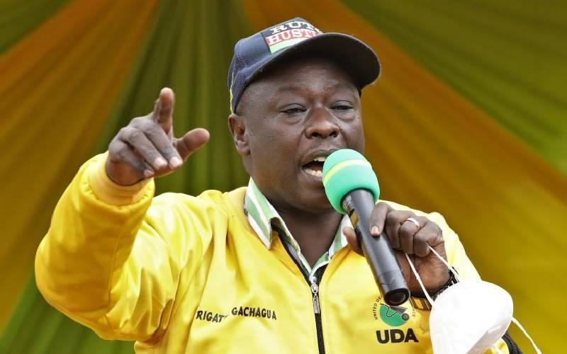 File image of Mathira Member of Parliament Rigathi Gachagua