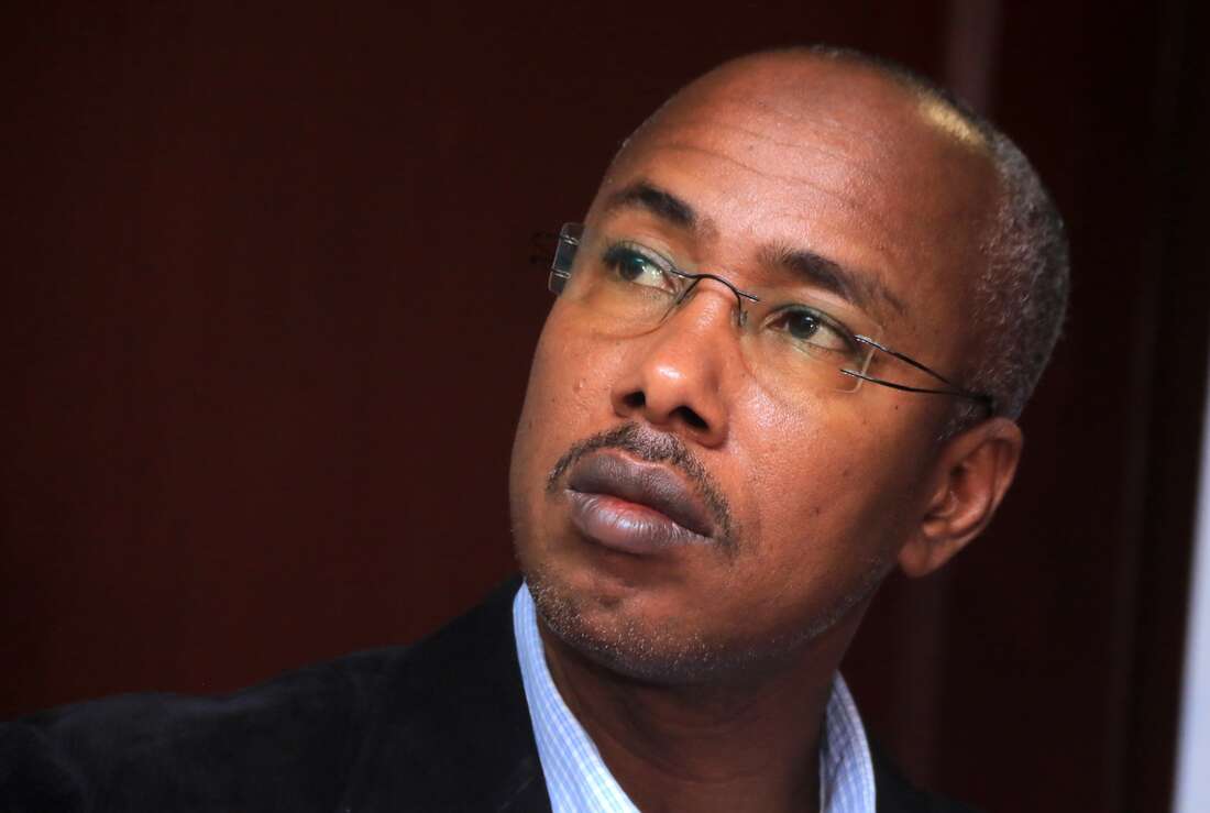 File image of IEBC CEO Hussein Marjan. |Courtesy| Twitter|