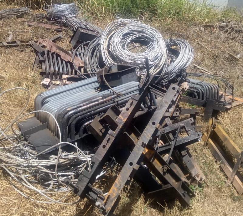 File image of vandalised KPLC property. |Courtesy| DCI Twitter|