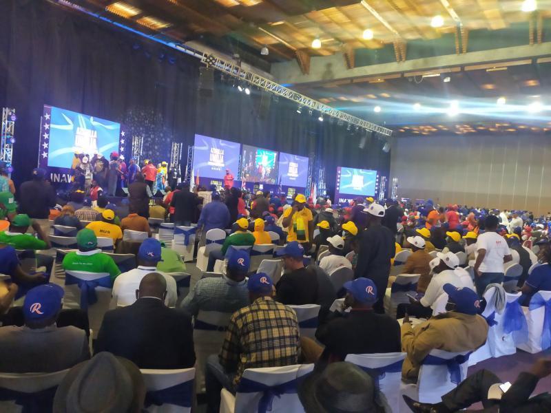 Scenes at KICC at Azimio la Umoja event. 
