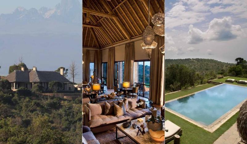 Collage image of Sirai House Lodge in Borana Conservancy. |Courtesy| Sirai House|