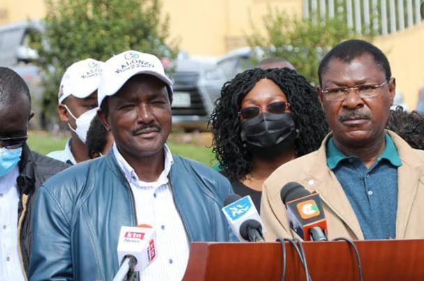 Kalonzo Musyoka and Moses Wetangula. 