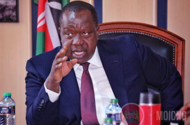 Interior CS Fred Matiang'i