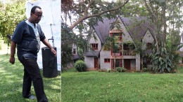 Colage image of economist David Ndii and his house. |Courtesy| David Ndii Twitter|