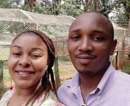 File image of Harrison Mutisya Muiva and the late wife Faith Mueni.