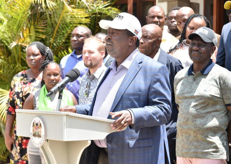 ANC leader Musalia Mudavadi. 