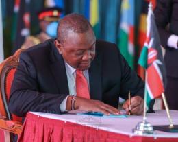 President Uhuru Kenyatta. 