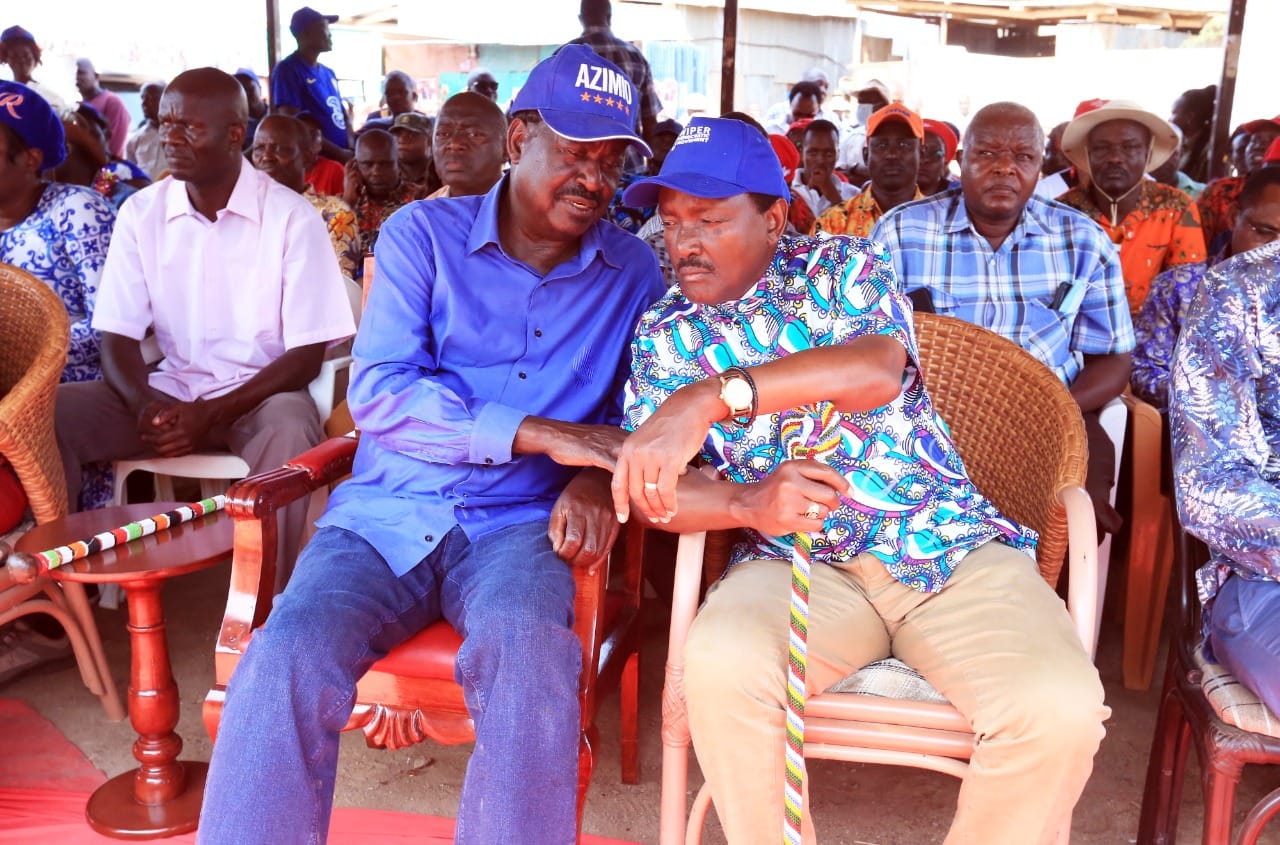 Raila Odinga and Kalonzo Musyoka. 