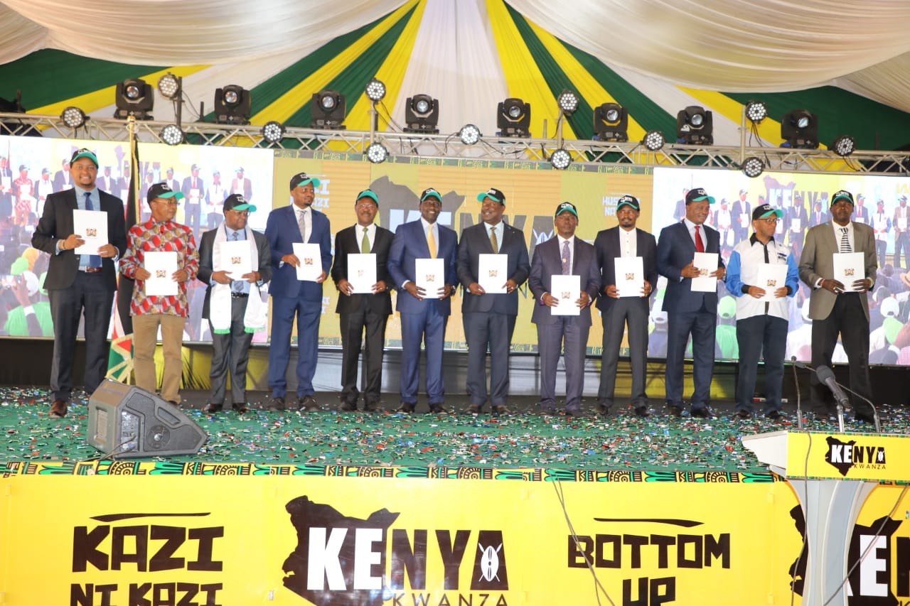 List of Parties that Joined the Kenya Kwanza Alliance Today 