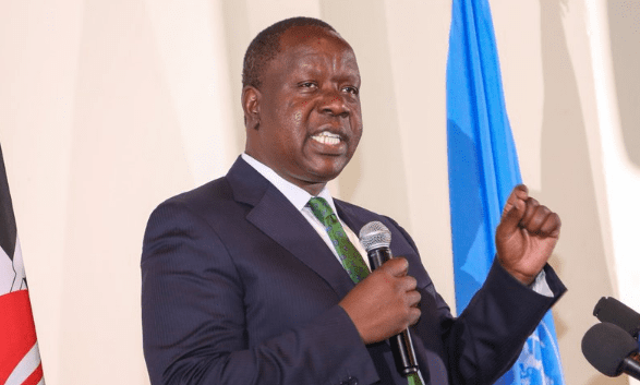 Former Interior CS Fred Matiang'i.