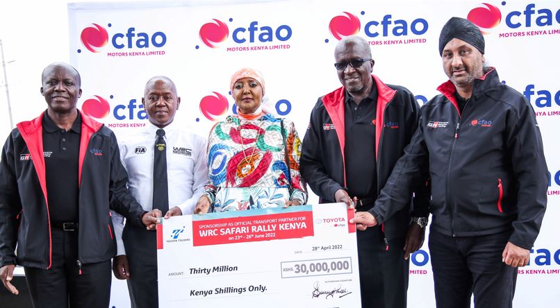 CFAO Motors Kenya sponsors the WRC Safari Rally Kenya 2022. 
