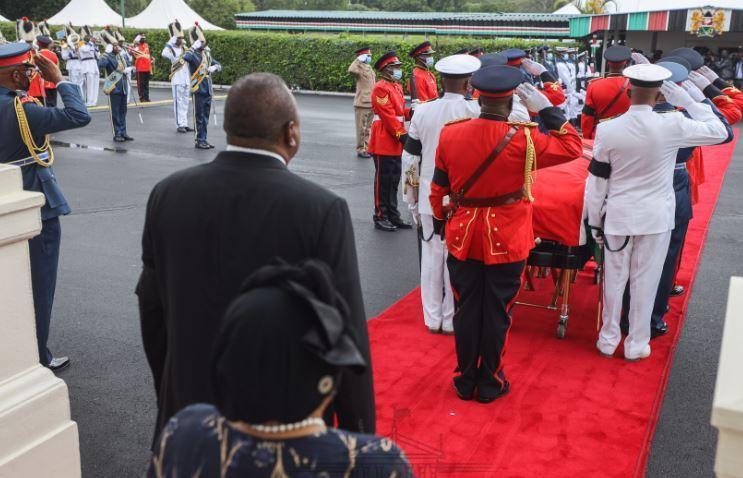 President Uhuru Kenyatta at State House. 