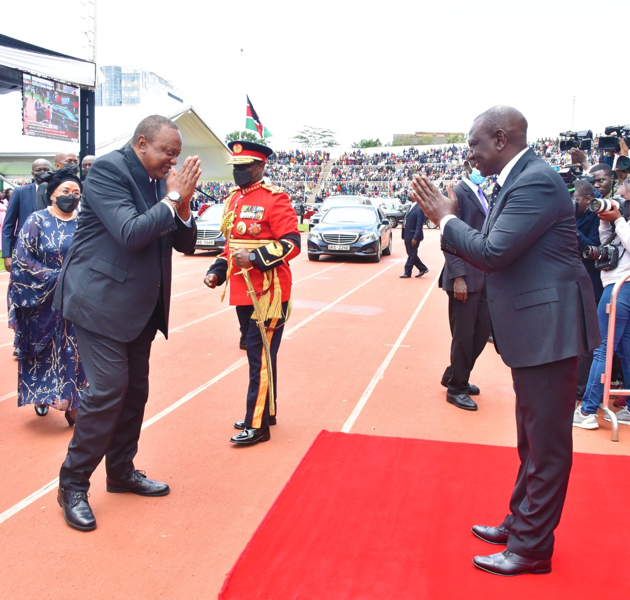 File image of President Uhuru Kenyatta and his deputy William Ruto.