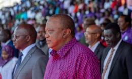 File image of President Uhuru Kenyatta. 