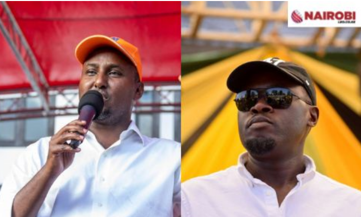 College image of MP Junet Mohamed and Johnson Sakaja 