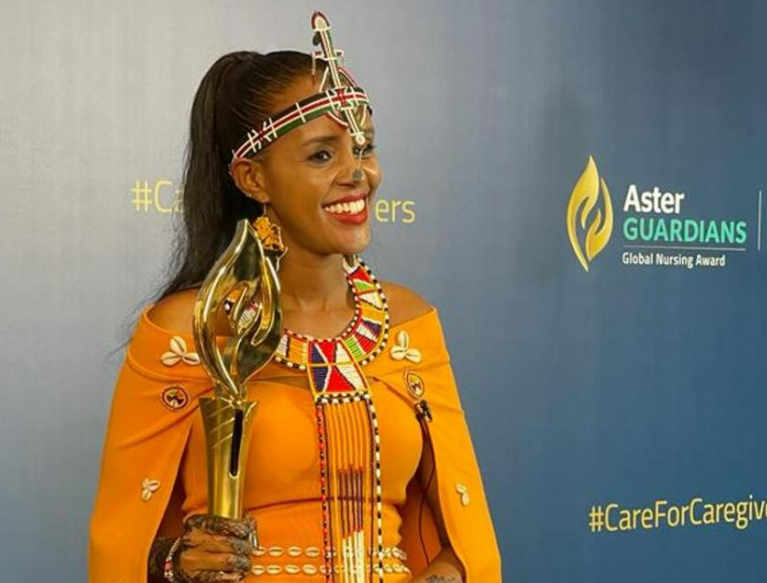Anna Qabale Duba, a nurse from Marsabit County, has won the Global Nursing Award at a grand ceremony held in Dubai. 