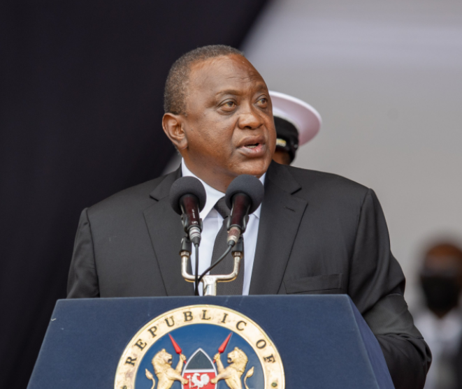 File image of President Uhuru Kenyatta. 