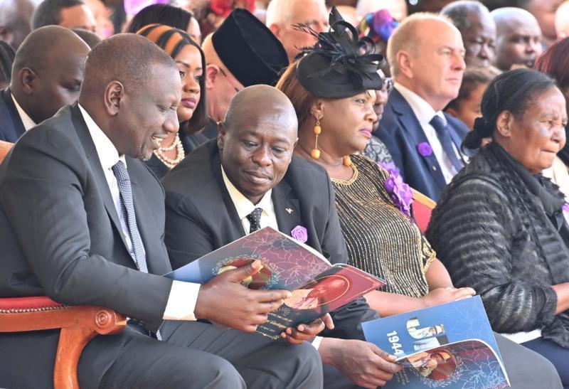 DP William Ruto and his deputy Rigathi Gachagua. 
