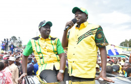 DP William Ruto and his deputy Rigathi Gachagua. 