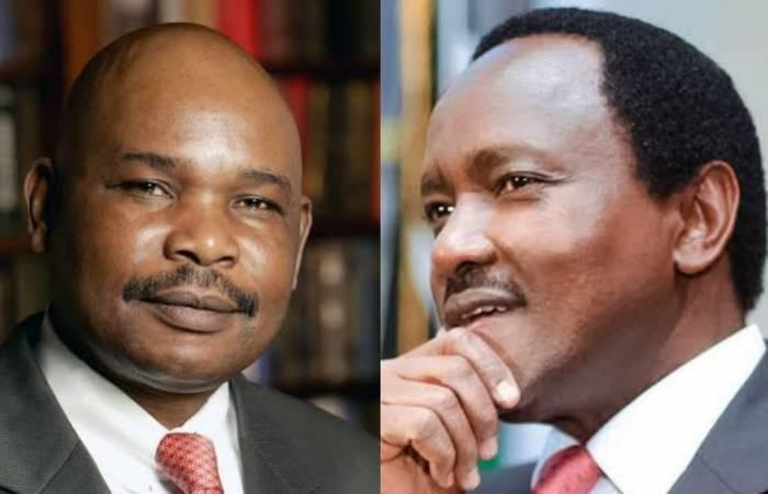 College image of Prof Makau Mutua and Kalonzo Musyoka. 