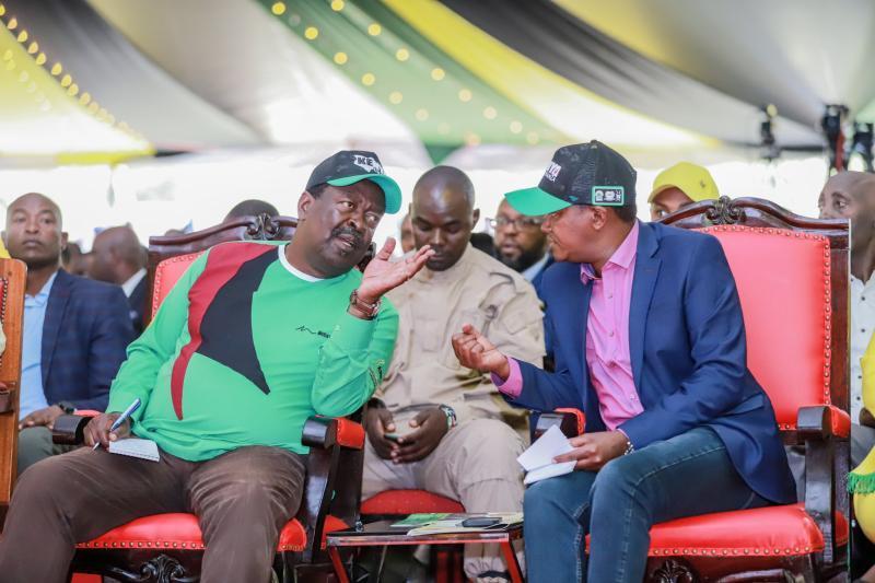 Musalia Mudavadi and Governor Alfred Mutua. 