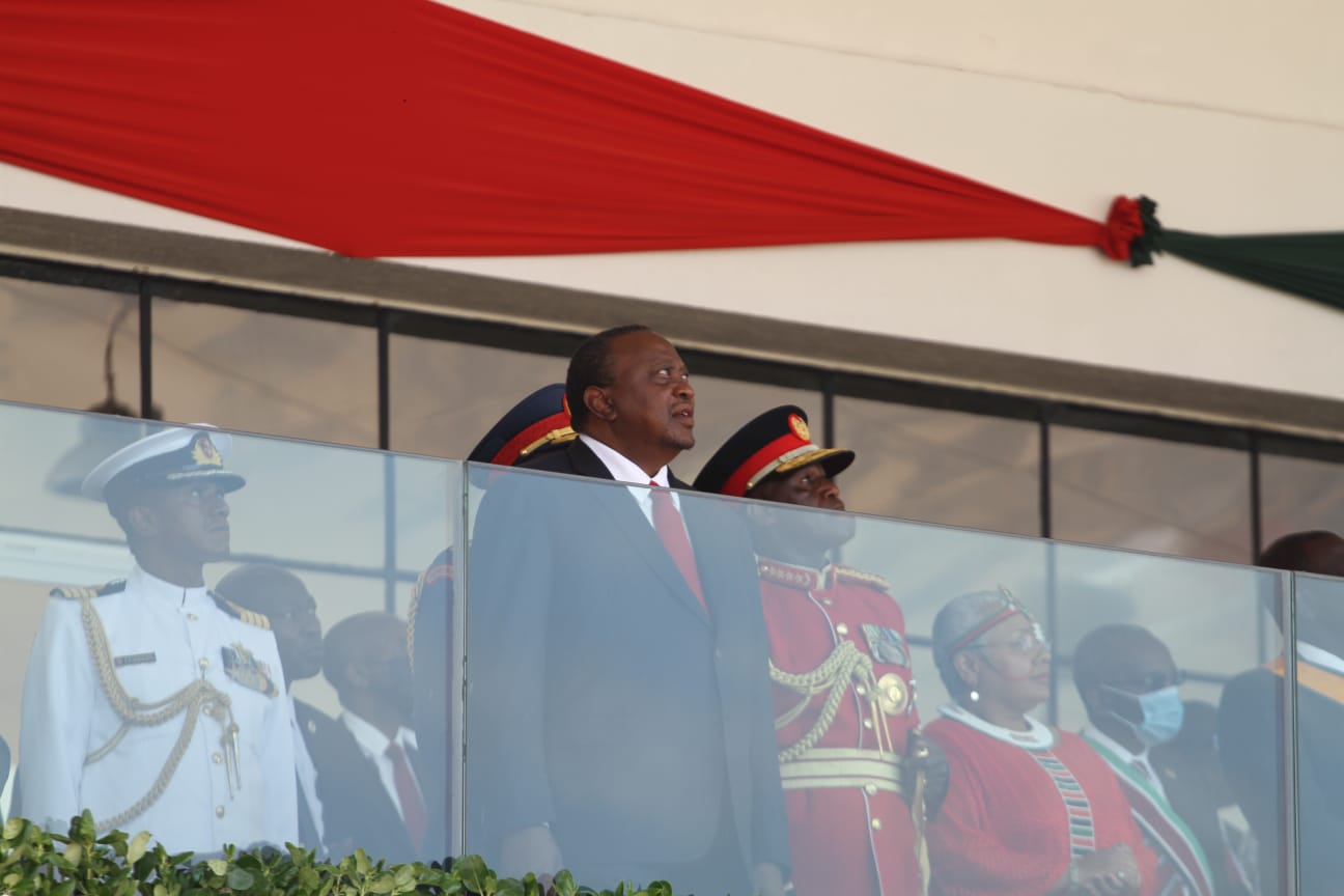 President Uhuru Kenyatta last Madaraka day celebrations. 