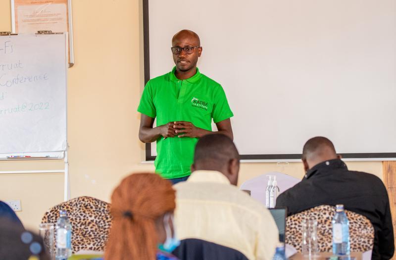 Kevin Mabonga head of communications at Katiba Institute in a past engagement. 
