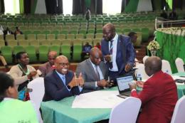Safina Party Presidential candidate Jimi Wanjigi and his running mate Willis Otieno. 