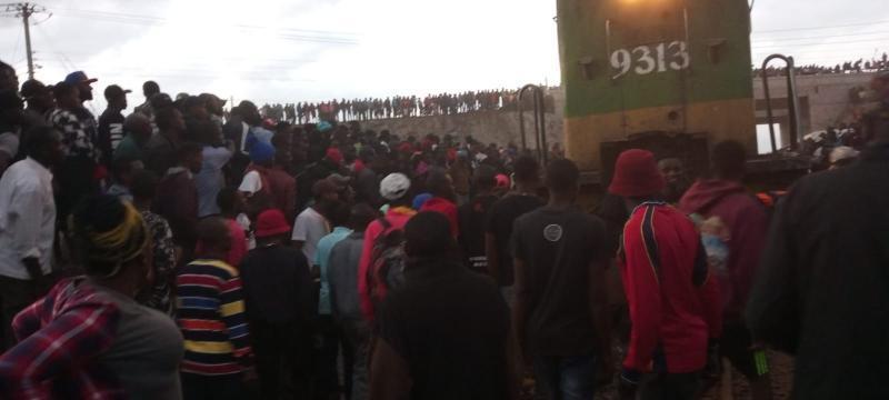 Scene of the accident in Ruiru. 