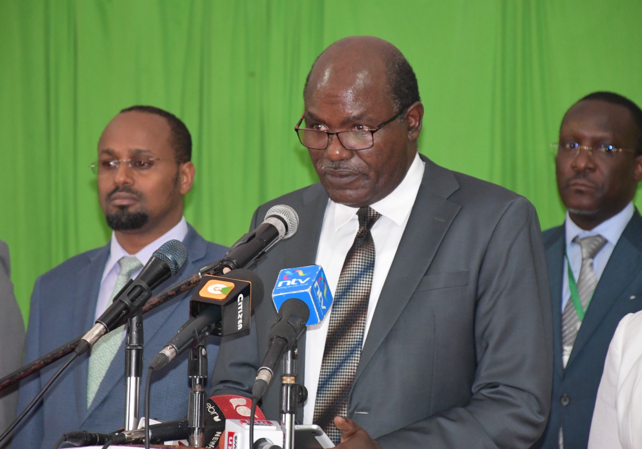 IEBC Chairman Wafula Chebukati.