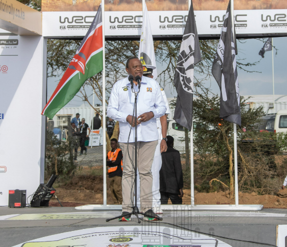 File image of President Uhuru Kenyatta 
