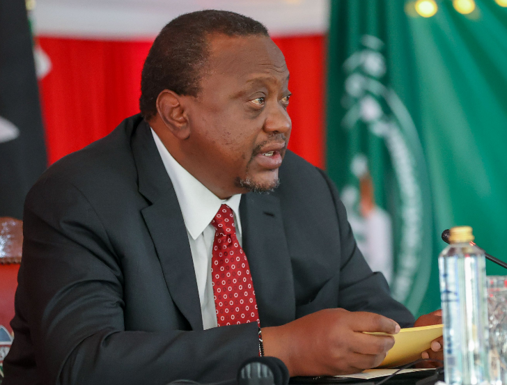 File Image of Former President Uhuru Kenyatta.