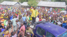 Deputy President William Ruto campaigns in Marsabit County. 