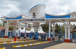 File Image of Kenyatta University Entry gate.