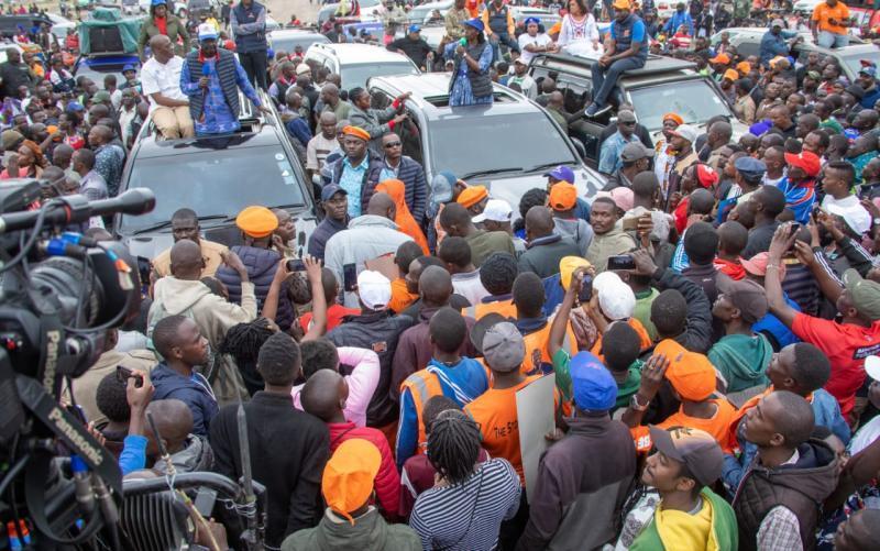 Azimio campaigns in Nairobi County. 
