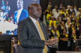 Kenya Kwanza deputy running mate Rigathi Gachagua. 