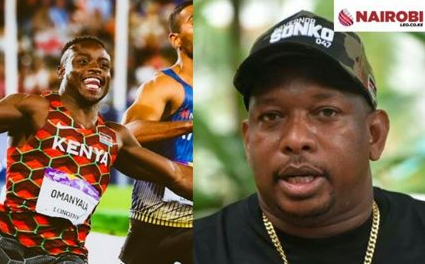 College image of Ferdinand Omanyala and Mike Sonko