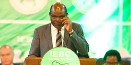 File image of IEBC Chair Wafula Chebukati.