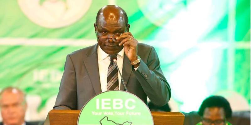 File image of IEBC Chair Wafula Chebukati.