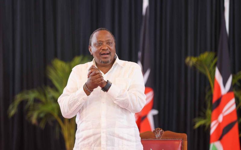 FILE IMAGE of Former President Uhuru Kenyatta.