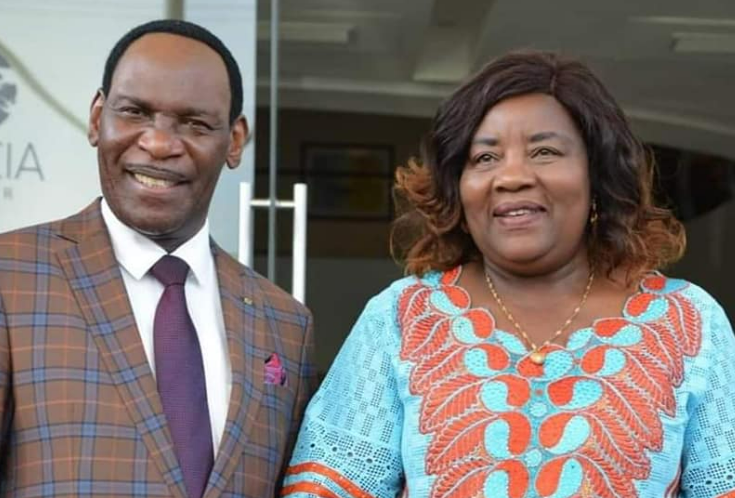 MCSK CEO Ezekiel Mutu and Mama Ida Odinga.