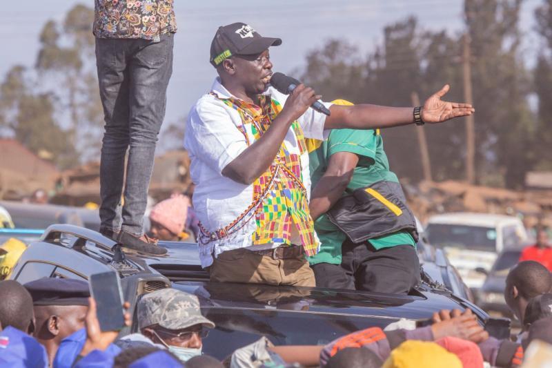UDA presidential running mate Rigathi Gachagua.