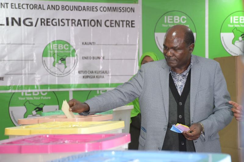 IEBC Chair Wafula Chebukati.
