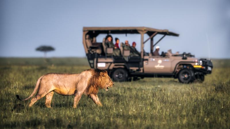 CS Najib Balala at Maasai Mara.
