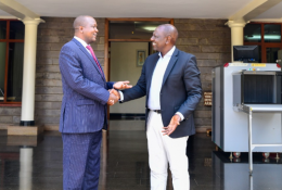 Tiaty MP William Kamket and President-elect William Ruto.
