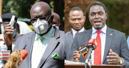 College image of CS George Magoha and Nelson Havi.