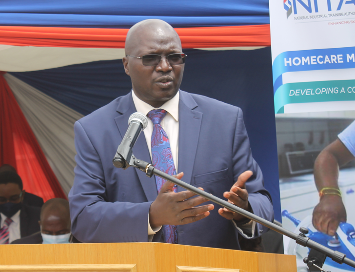 Cabinet Secretary for Labour Simon Chelugui.