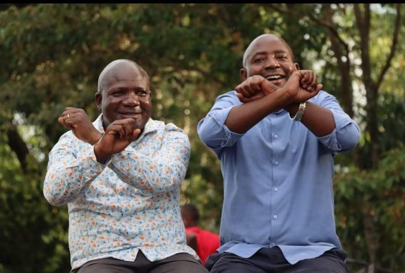 Governor Fernandes Barasa and his deputy Ayub Savula.