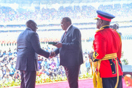 President William Ruto and immediate former President William Ruto.